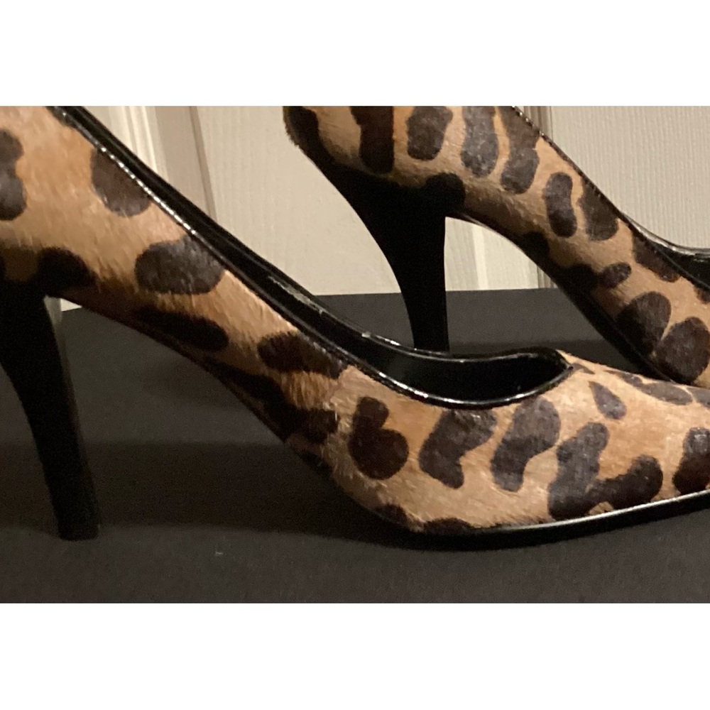 ANIMAL FUR PRINT HEEL NWOT